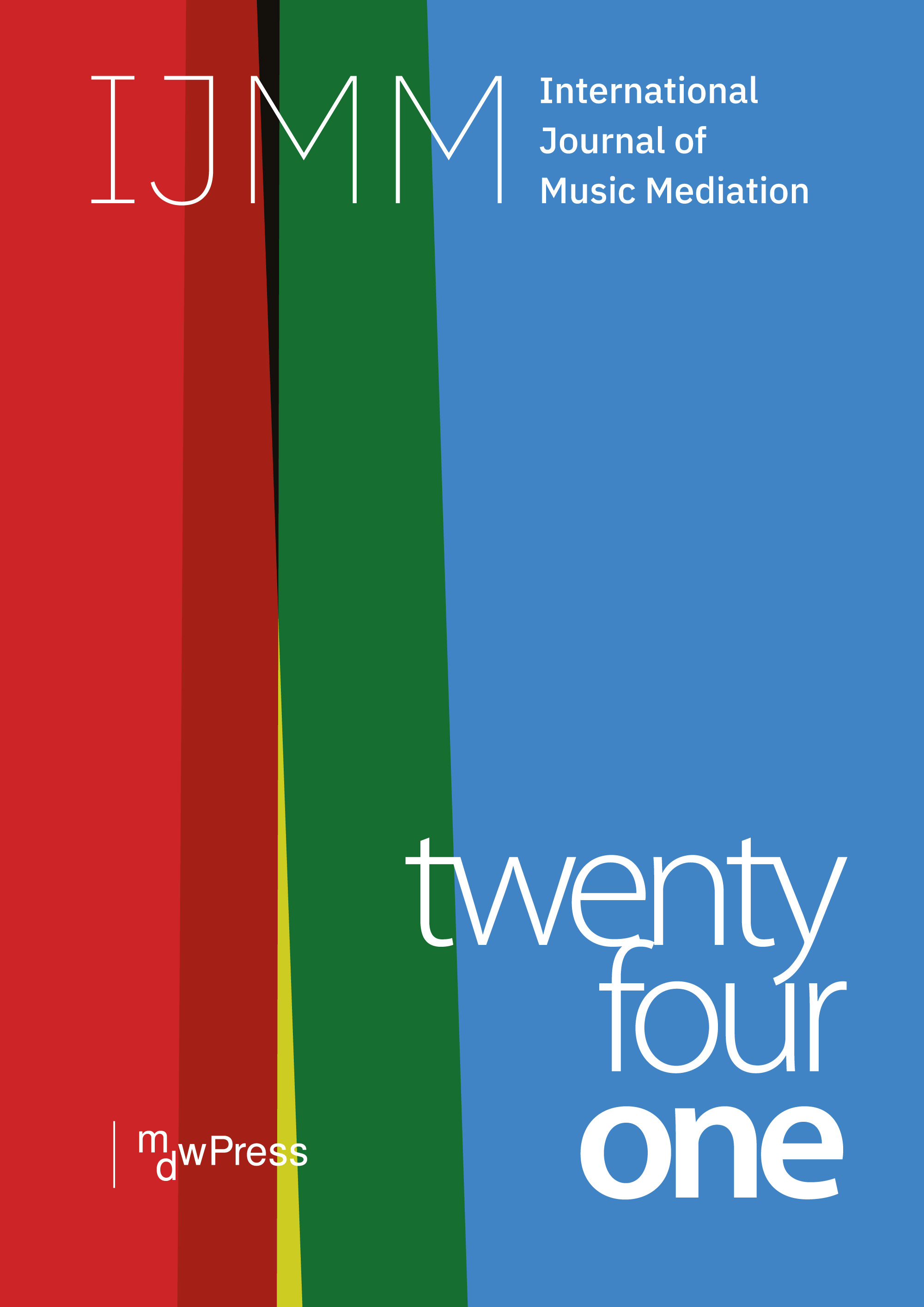 Cover of the first issue of the International Journal of Music Mediation (IJMM) - 24/1